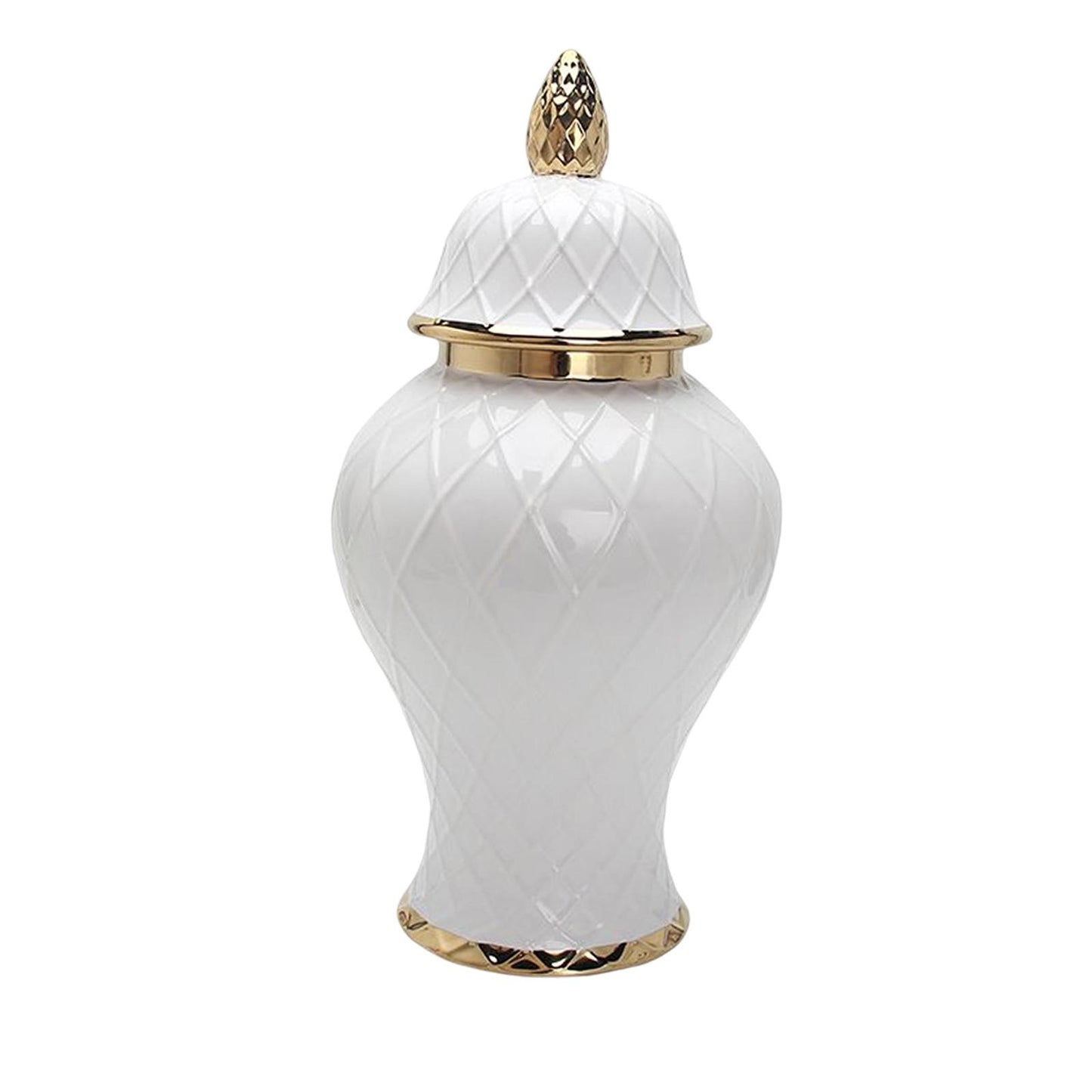KIT GIZMO Light Luxury Ceramic Gold Vase Ornaments