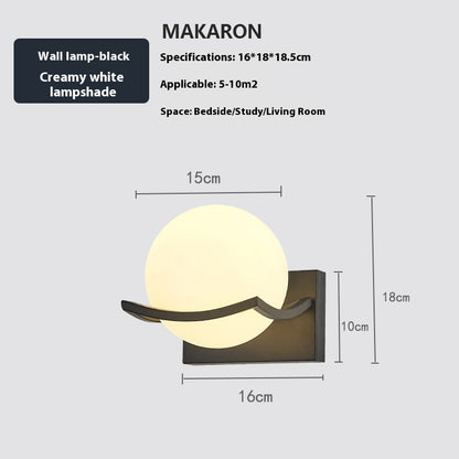 KIT GIZMO Modern Minimalist Bedroom Bedside Wall Lamp