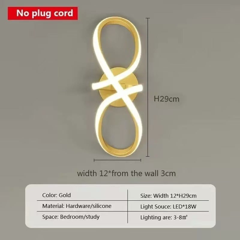 KIT GIZMO Bedside Wall Lamp Simple Modern Nordic