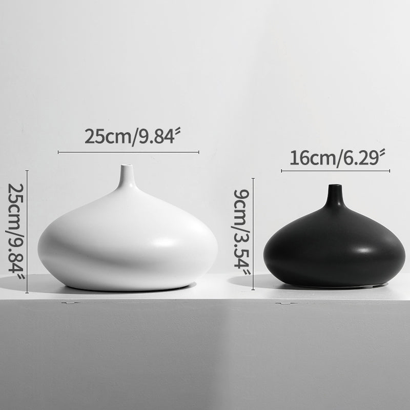 KIT GIZMO Modern Simple Ceramic Vase Decoration Arrangement Flower Dried Flowers