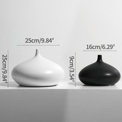 KIT GIZMO Modern Simple Ceramic Vase Decoration Arrangement Flower Dried Flowers