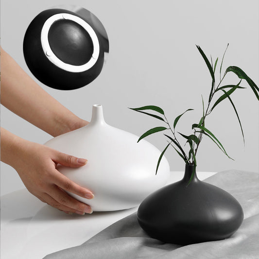 KIT GIZMO Modern Simple Ceramic Vase Decoration Arrangement Flower Dried Flowers